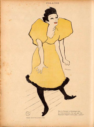 ラ・リールのポーラー 作： Henri de Toulouse Lautrec